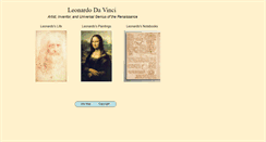 Desktop Screenshot of leonardo-history.com