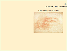Tablet Screenshot of leonardo-history.com